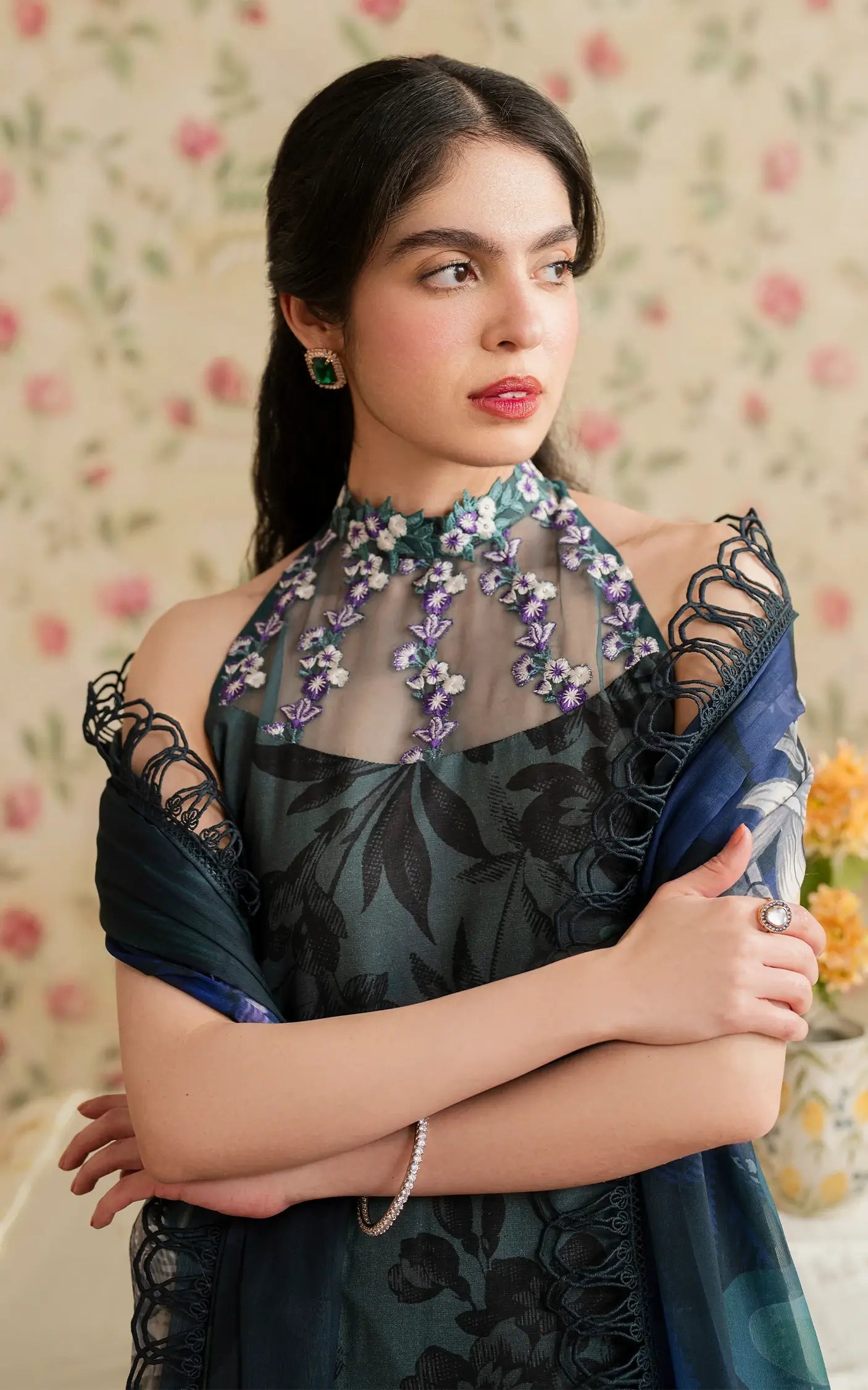 Asifa and Nabeel | Meraki Vintage 25 | Chandi Raatain (MVL25-12) - by - Libasekhas UK - Registered Vendor of : Asifa and Nabeel - 100% Original Designer Dresss