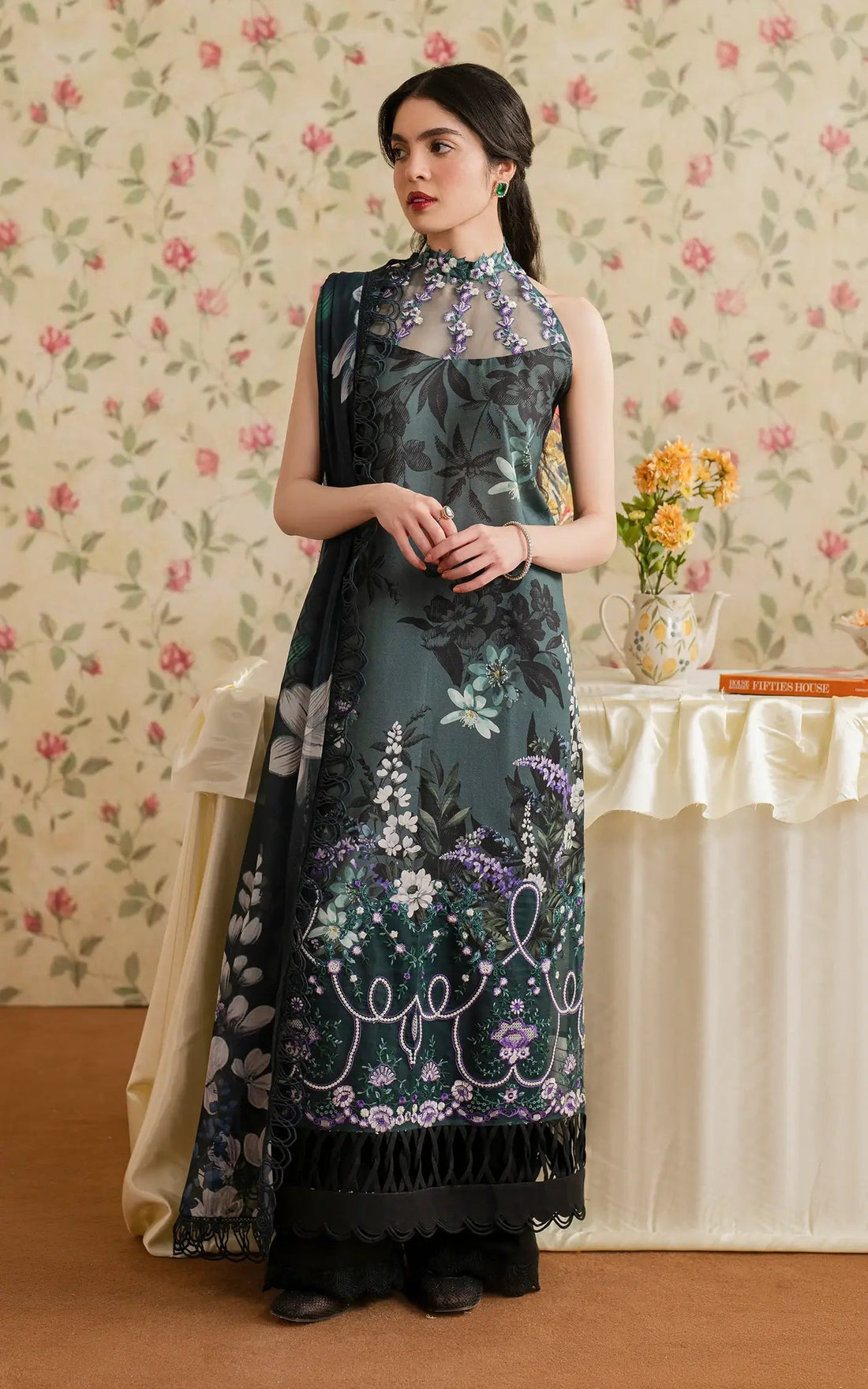 Asifa and Nabeel | Meraki Vintage 25 | Chandi Raatain (MVL25-12) - by - Libasekhas UK - Registered Vendor of : Asifa and Nabeel - 100% Original Designer Dresss