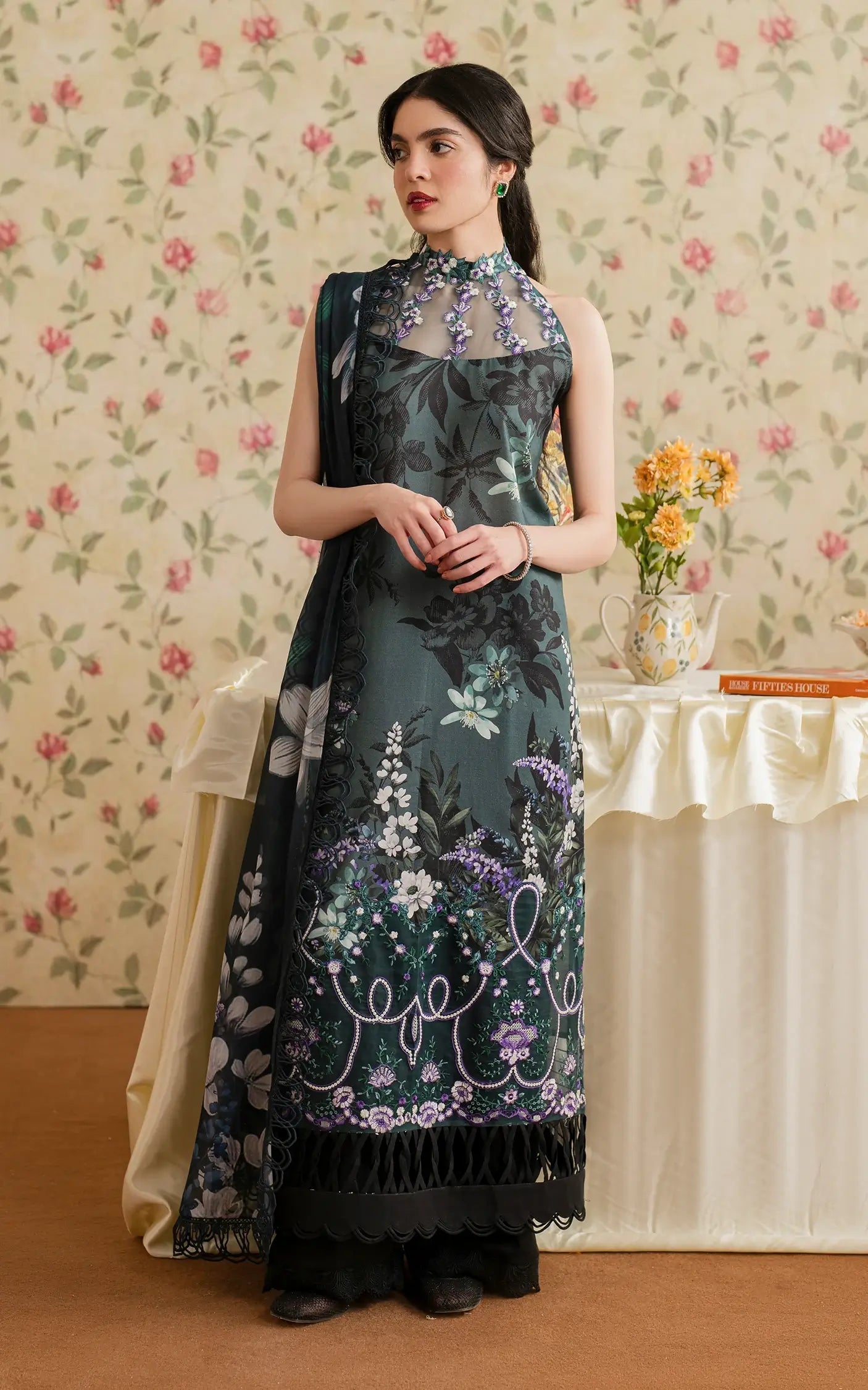 Asifa and Nabeel | Meraki Vintage 25 | Chandi Raatain (MVL25-12) - by - Libasekhas UK - Registered Vendor of : Asifa and Nabeel - 100% Original Designer Dresss