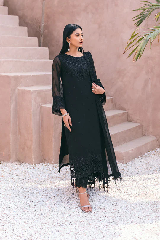 Azure | Embroidered Ensembles 3 Pcs | Charcoal Charm - by - Libasekhas UK - Registered Vendor of : Azure - 100% Original Designer Dresss