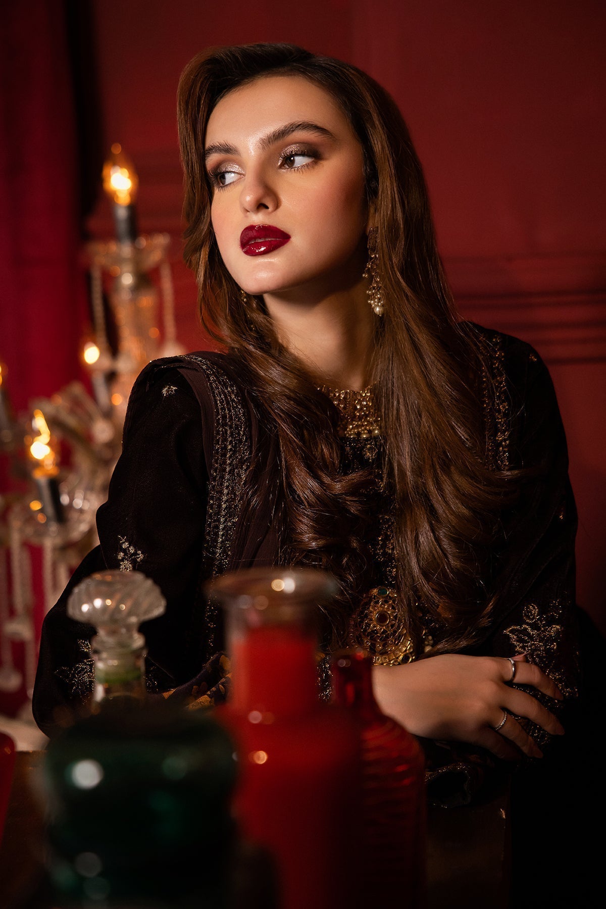 Charizma | Signora Velvet | Velvet CVT4-05 - by - Libasekhas UK - Registered Vendor of : Charizma - 100% Original Designer Dresss