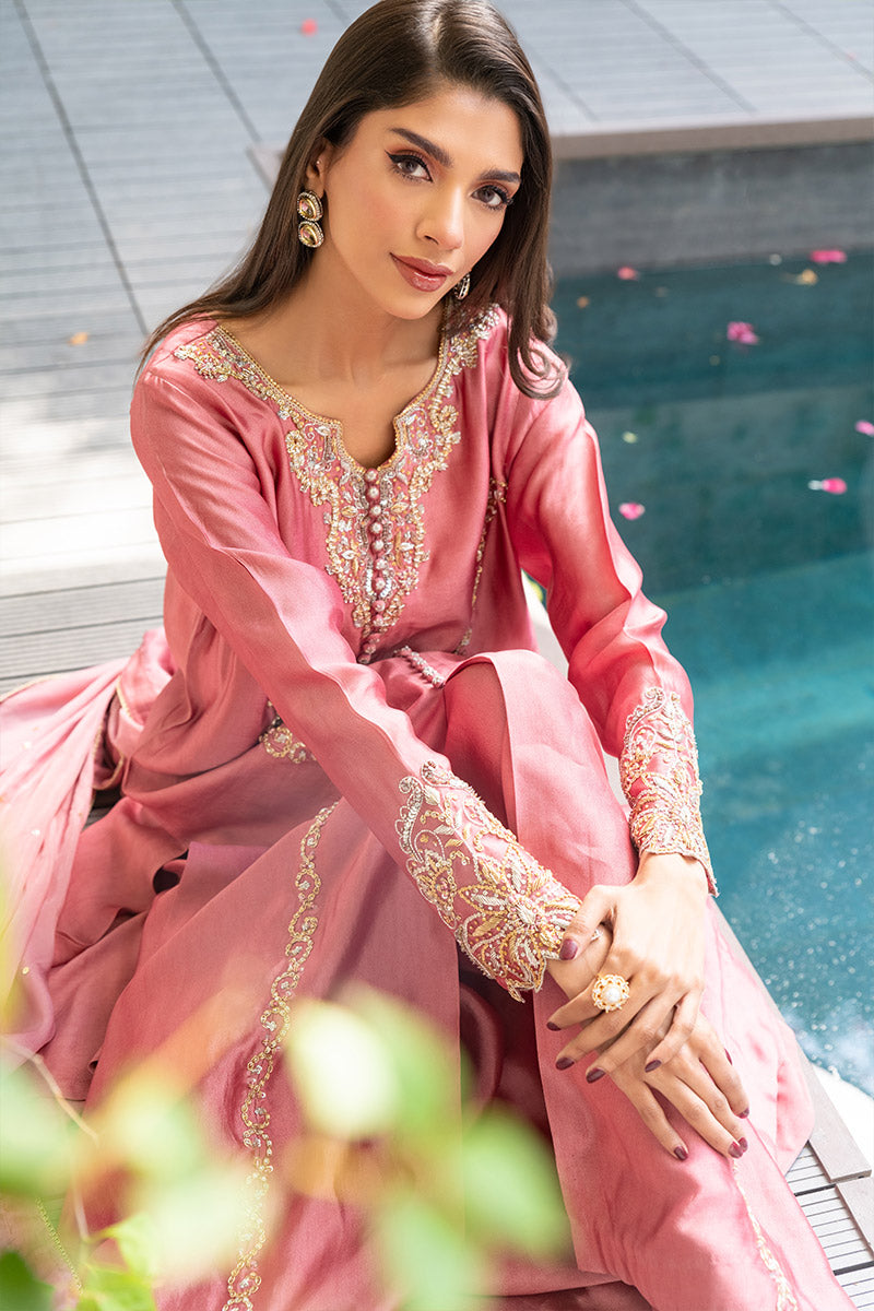 Chic Ophicial | Celenia Pret | Almond Pink - by - Libasekhas UK - Registered Vendor of : Chic Ophicial - 100% Original Designer Dresss