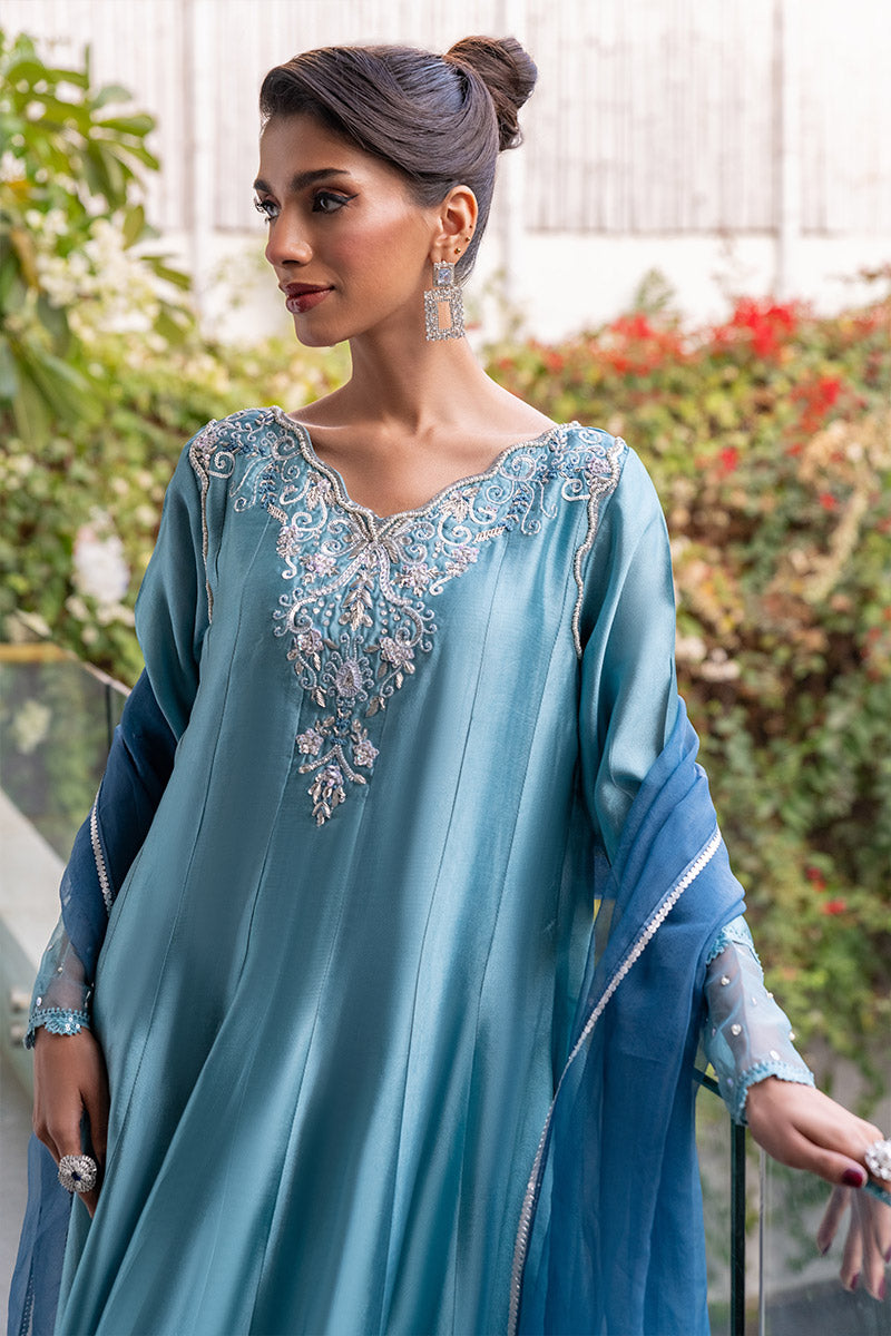 Chic Ophicial | Celenia Pret | Denim Blue - by - Libasekhas UK - Registered Vendor of : Chic Ophicial - 100% Original Designer Dresss