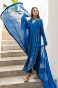 Chic Ophicial | Celenia Pret | Electric Blue - by - Libasekhas UK - Registered Vendor of : Chic Ophicial - 100% Original Designer Dresss