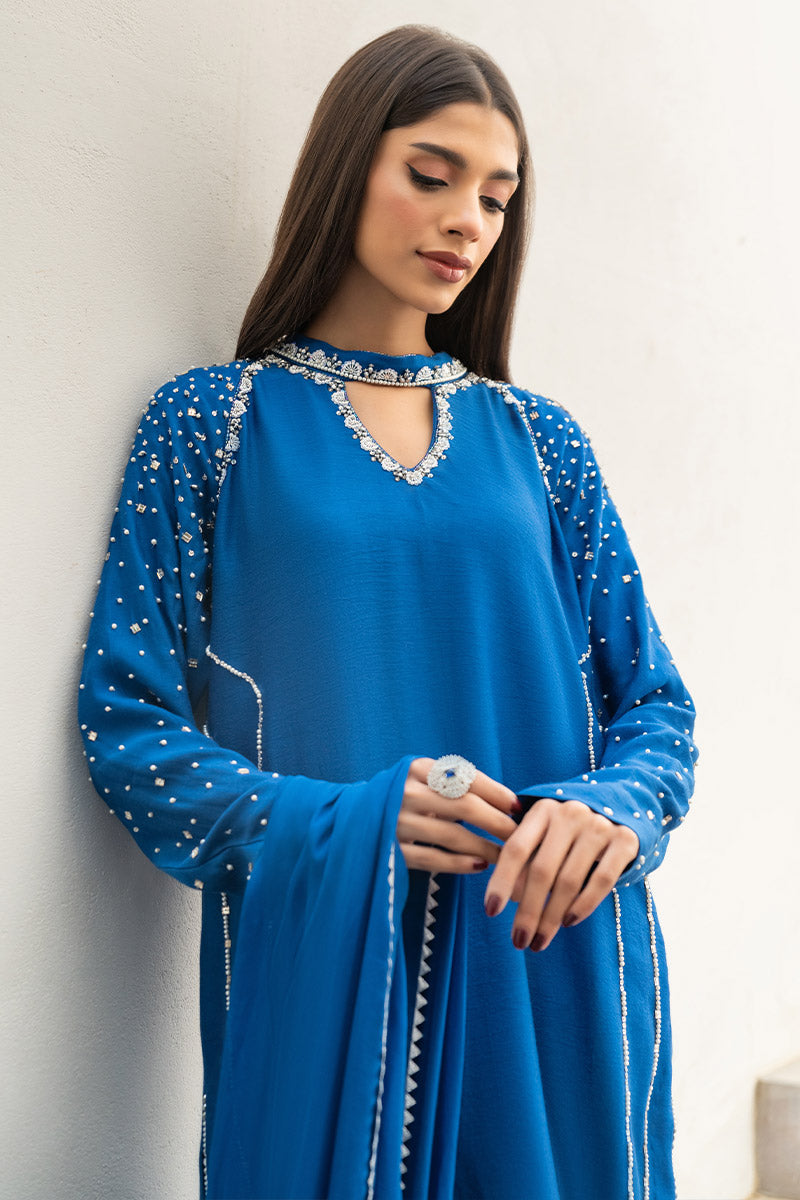 Chic Ophicial | Celenia Pret | Electric Blue - by - Libasekhas UK - Registered Vendor of : Chic Ophicial - 100% Original Designer Dresss