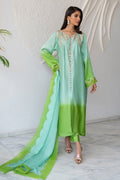 Chic Ophicial | Celenia Pret | Ombre Green - by - Libasekhas UK - Registered Vendor of : Chic Ophicial - 100% Original Designer Dresss