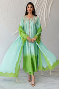 Chic Ophicial | Celenia Pret | Ombre Green - by - Libasekhas UK - Registered Vendor of : Chic Ophicial - 100% Original Designer Dresss
