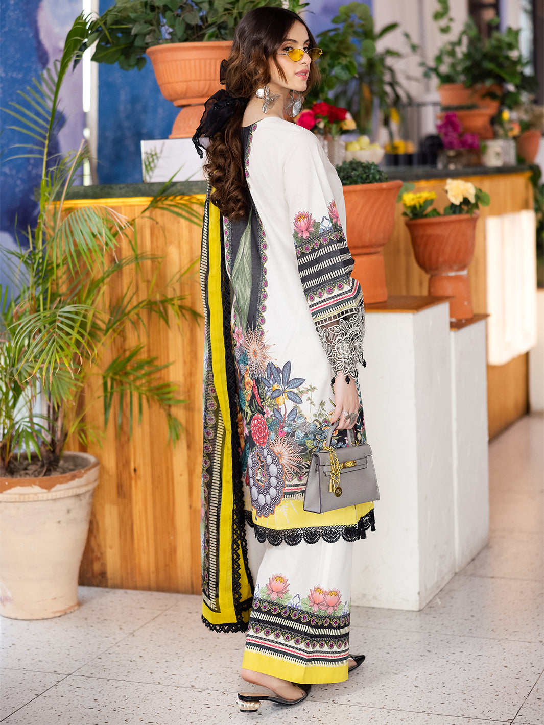 Mahnur | After Hours Luxury Lawn 25 | ChitChat Charm - by - Libasekhas UK - Registered Vendor of : Mahnur - 100% Original Designer Dresss