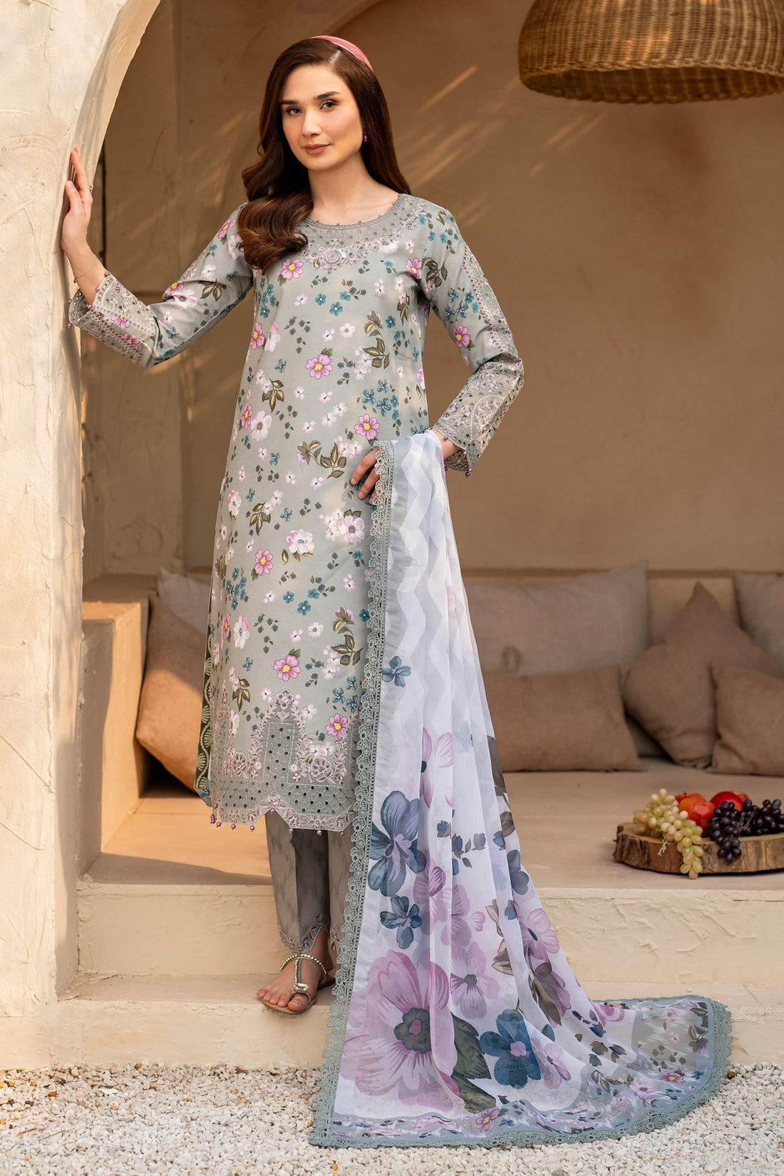 Alizeh | Levana Lawn | Cinder - by - Libasekhas UK - Registered Vendor of : Alizeh - 100% Original Designer Dresss