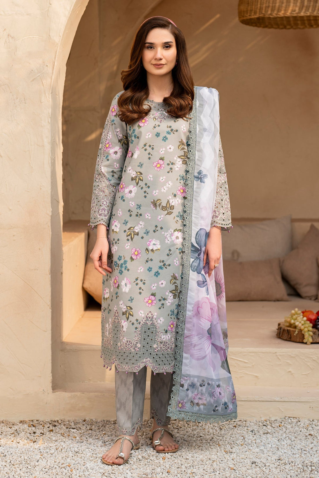 Alizeh | Levana Lawn | Cinder - by - Libasekhas UK - Registered Vendor of : Alizeh - 100% Original Designer Dresss