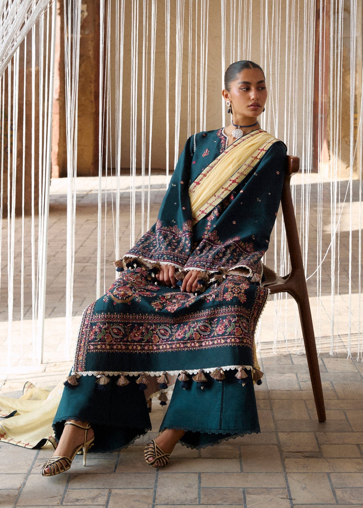 Hussain Rehar | Zan SS26 | Cinko - by Libasekhas UK - Registered Vendor of : Hussain Rehar - 100% Original Designer Dress