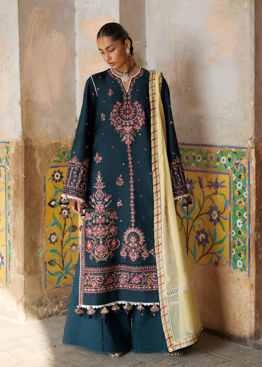 Hussain Rehar | Zan SS26 | Cinko - by Libasekhas UK - Registered Vendor of : Hussain Rehar - 100% Original Designer Dress