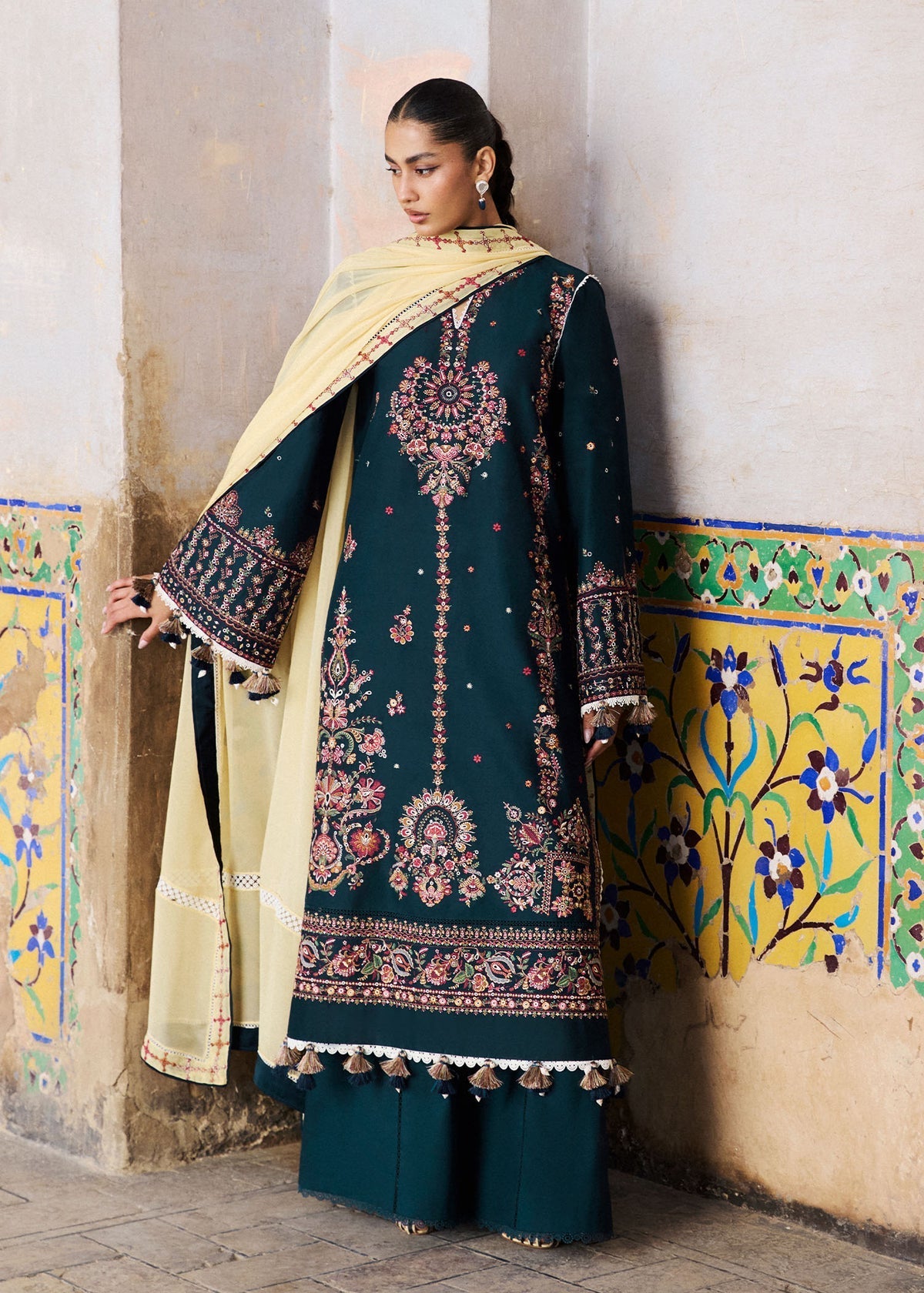 Hussain Rehar | Zan SS26 | Cinko - by Libasekhas UK - Registered Vendor of : Hussain Rehar - 100% Original Designer Dress