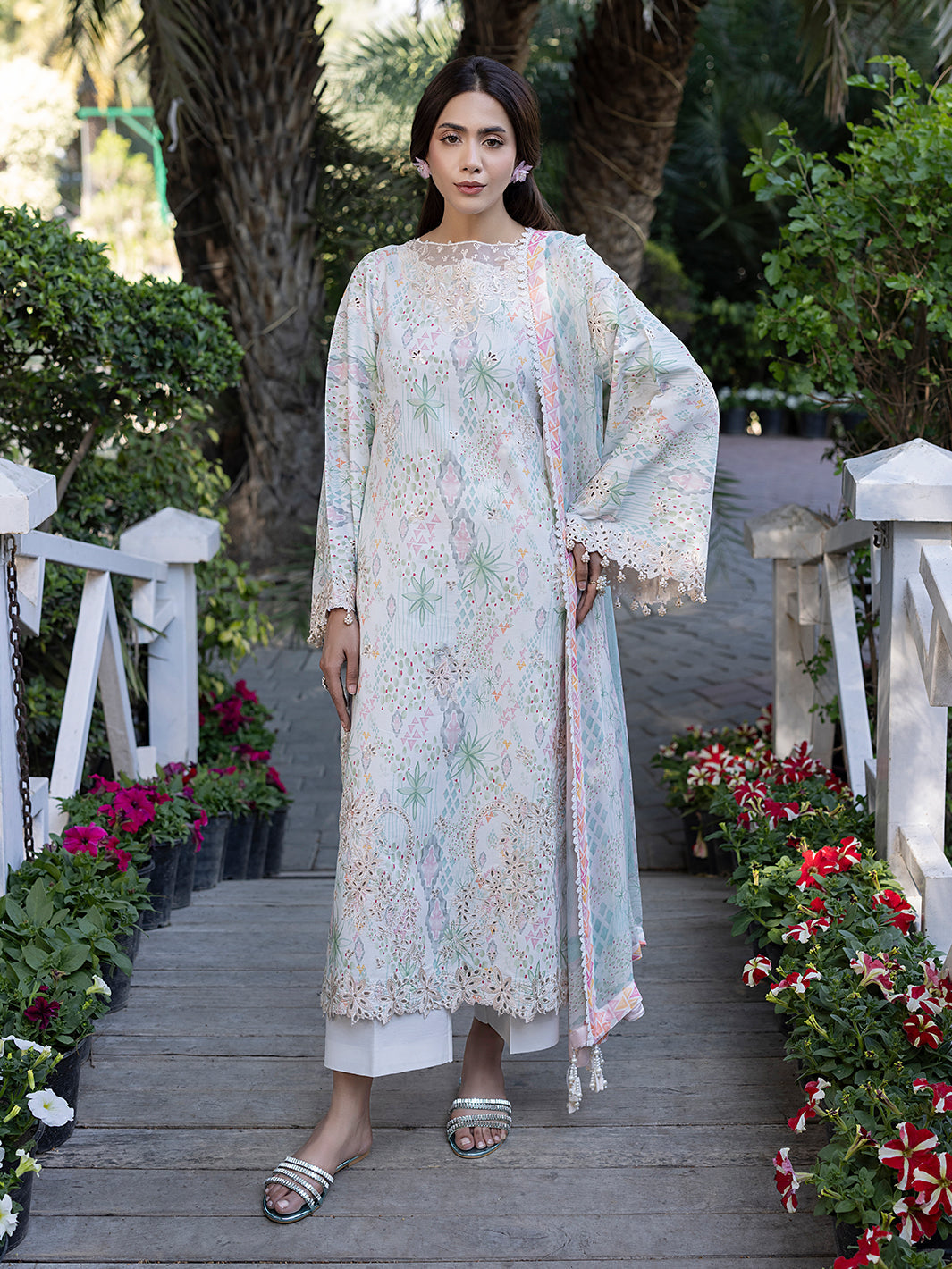 Izel | Oh Spring Lawn 25 | CLEO - by - Libasekhas UK - Registered Vendor of : Izel - 100% Original Designer Dresss