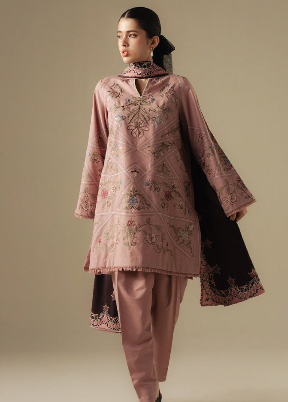 Zara Shahjahan | Coco Winter 25 |Coral-4A - by Libasekhas UK - Registered Vendor of : Zara Shahjahan - 100% Original Designer Dress