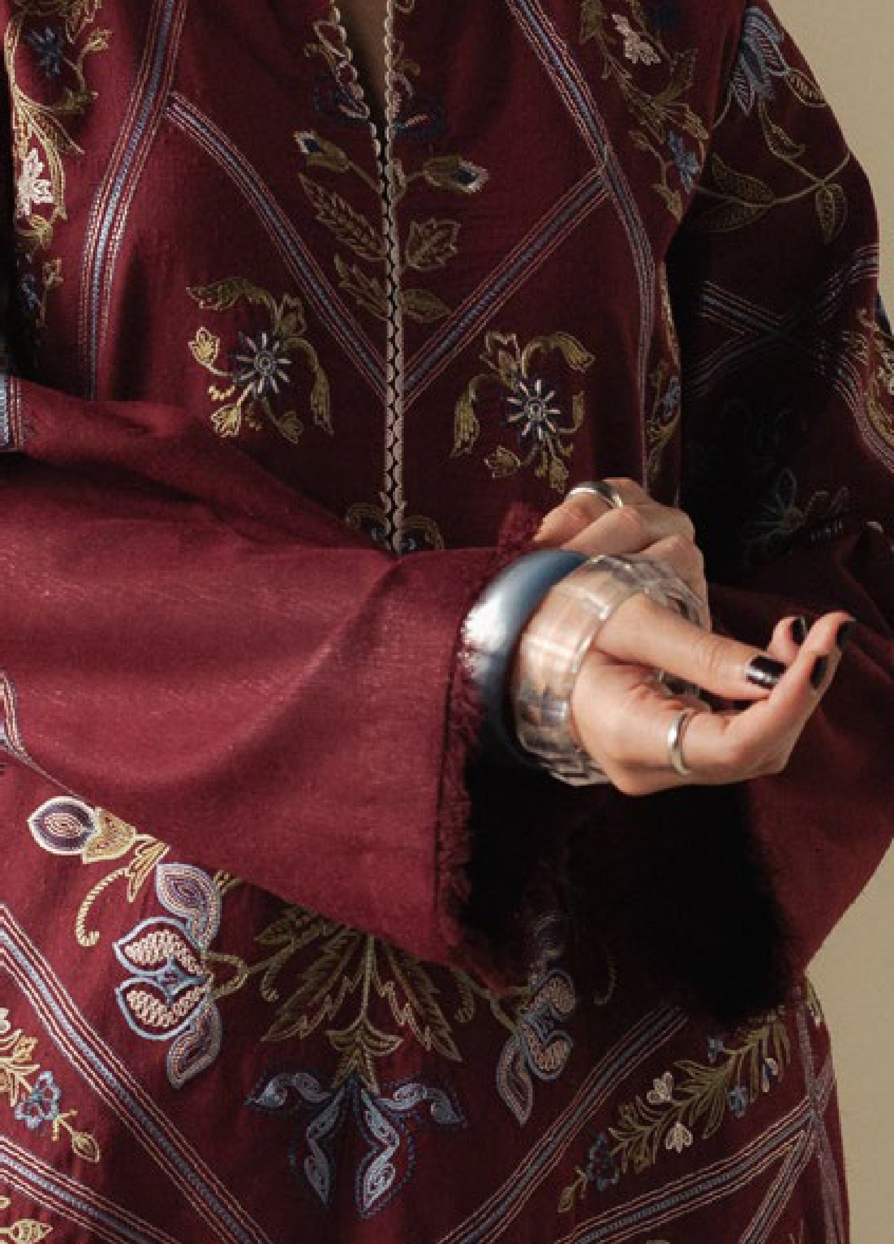 Zara Shahjahan | Coco Winter 25 | Coral-4B - by Libasekhas UK - Registered Vendor of : Zara Shahjahan - 100% Original Designer Dress