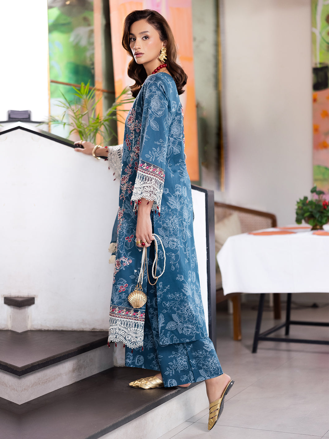 Mahnur | After Hours Luxury Lawn 25 | Confetti Hour - by - Libasekhas UK - Registered Vendor of : Mahnur - 100% Original Designer Dresss