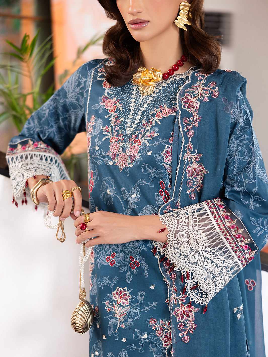 Mahnur | After Hours Luxury Lawn 25 | Confetti Hour - by - Libasekhas UK - Registered Vendor of : Mahnur - 100% Original Designer Dresss