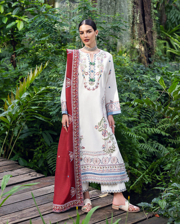 Mushq | Hemline Karandi | Coper Blaze - by Libasekhas UK - Registered Vendor of : Mushq - 100% Original Designer Dress