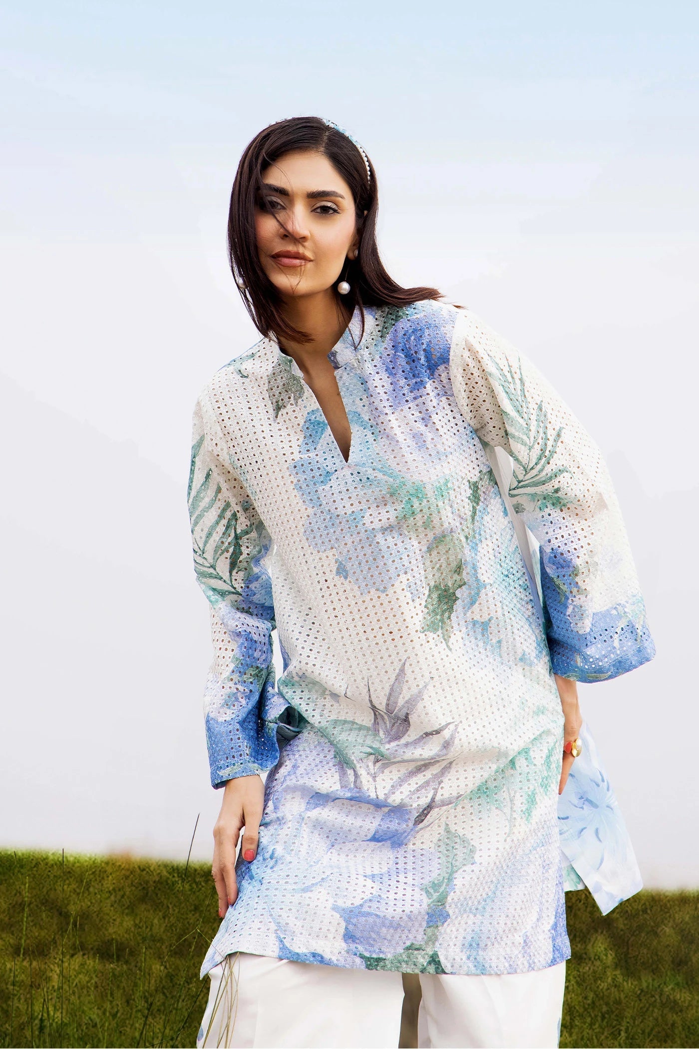 Adans Libas | Embrodiered Co Ord Sets | Camelia 4092 - by Libasekhas UK - Registered Vendor of : Adans Libas - 100% Original Designer Dress