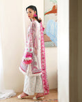 Roheenaz | Eclat Garden Printed Lawn | Coral Hibiscus - by Libasekhas UK - Registered Vendor of : Roheenaz - 100% Original Designer Dress