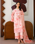 Roheenaz | Sunlit Tales Printed Embroidered Edit | Coral whisper - by Libasekhas - Registered Vendor of : Roheenaz - 100% Original Designer Dress