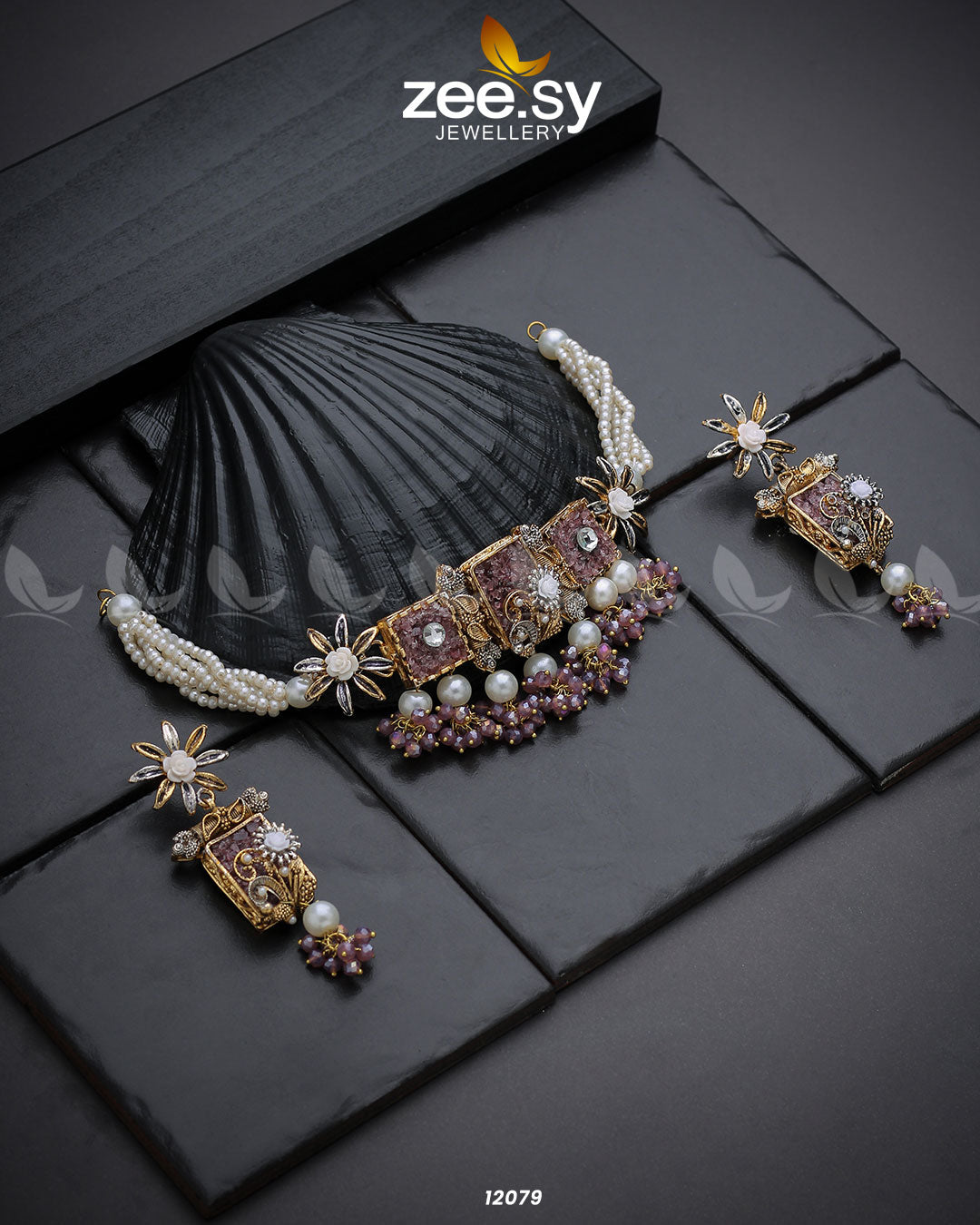 Cosmic Galaxies Necklace - by - Libasekhas UK - Registered Vendor of : Zeesy - 100% Original Designer Dresss