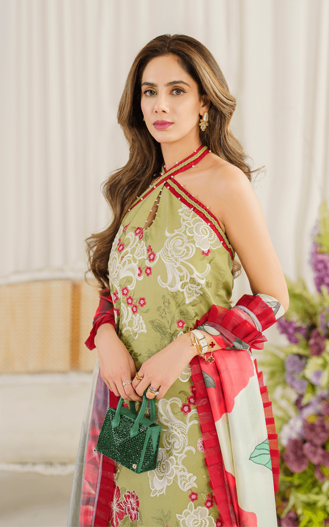 Asifa and Nabeel | Pretty in Pink Limited Edition | Cosmos (PP-7) - by - Libasekhas UK - Registered Vendor of : Asifa and Nabeel - 100% Original Designer Dresss