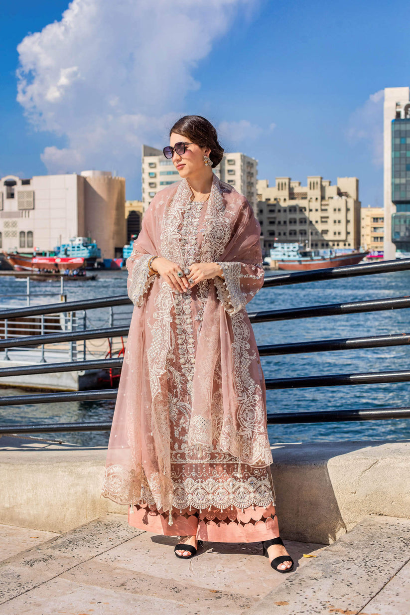 Kara | Kamdani Festive Collection | Cotton Candy - by - Libasekhas UK - Registered Vendor of : Kara - 100% Original Designer Dresss