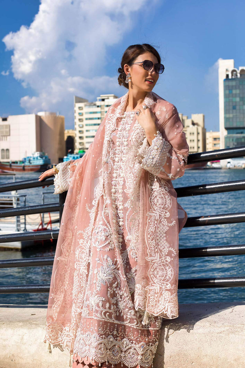 Kara | Kamdani Festive Collection | Cotton Candy - by - Libasekhas UK - Registered Vendor of : Kara - 100% Original Designer Dresss