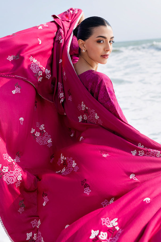Cross Stitch | Cotton Satin 25 |FLORID ZEAL - by Libasekhas UK - Registered Vendor of : Cross Stitch - 100% Original Designer Dress