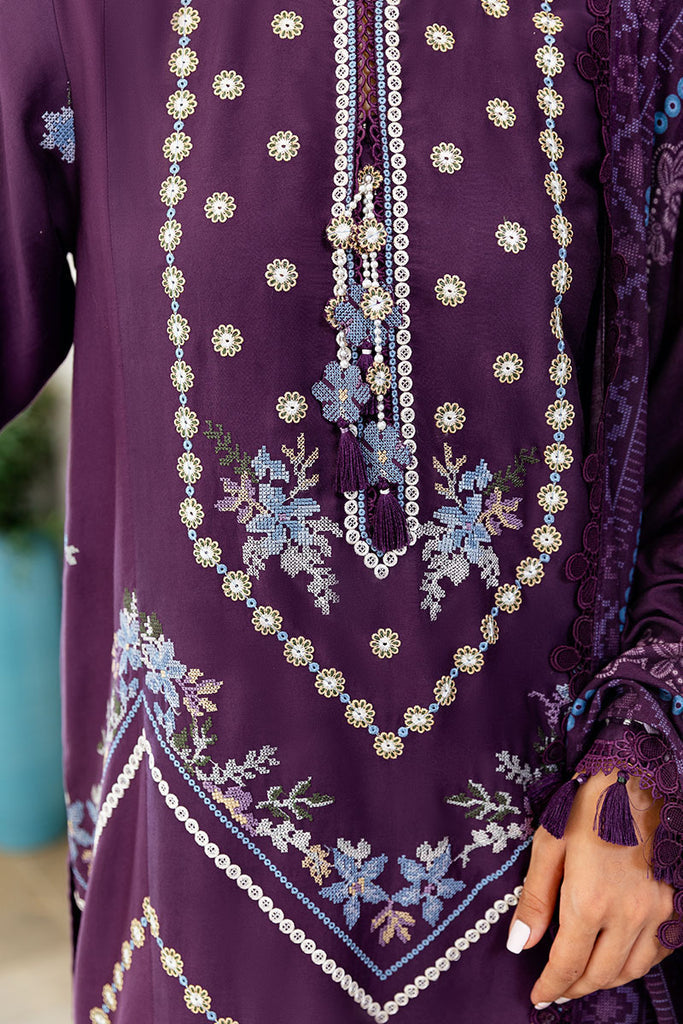 Cross Stitch | Cotton Satin 25 | MYSTIC DUST - by Libasekhas UK - Registered Vendor of : Cross Stitch - 100% Original Designer Dress
