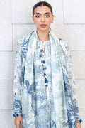 Cross Stitch | Cotton Satin 25 |  WHIMSICAL TEAL - by Libasekhas UK - Registered Vendor of : Cross Stitch - 100% Original Designer Dress