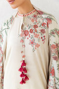 Cross Stitch | Cotton Satin 25 |  PETAL SAND - by Libasekhas UK - Registered Vendor of : Cross Stitch - 100% Original Designer Dress