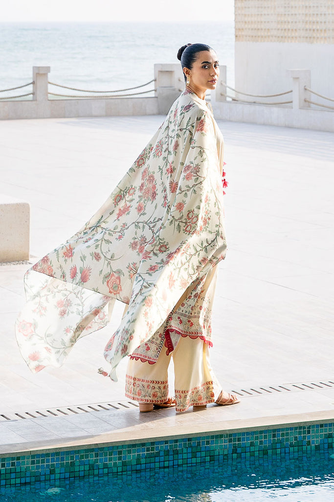 Cross Stitch | Cotton Satin 25 |  PETAL SAND - by Libasekhas UK - Registered Vendor of : Cross Stitch - 100% Original Designer Dress