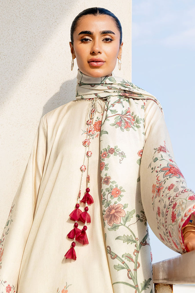 Cross Stitch | Cotton Satin 25 |  PETAL SAND - by Libasekhas UK - Registered Vendor of : Cross Stitch - 100% Original Designer Dress