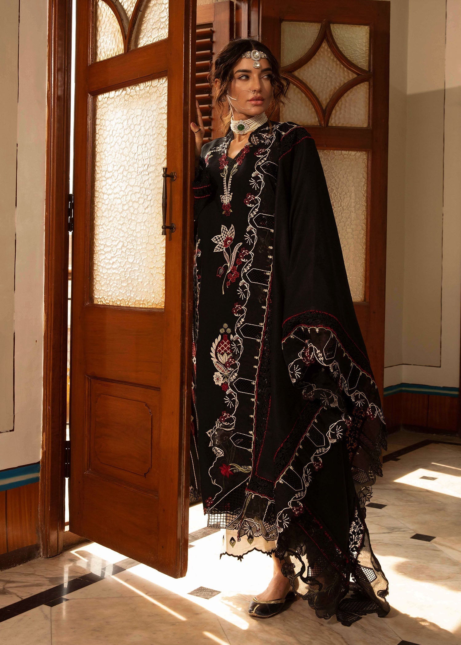 Crimson | Aaleen Winter 24 | Meenakari - Libasekhas