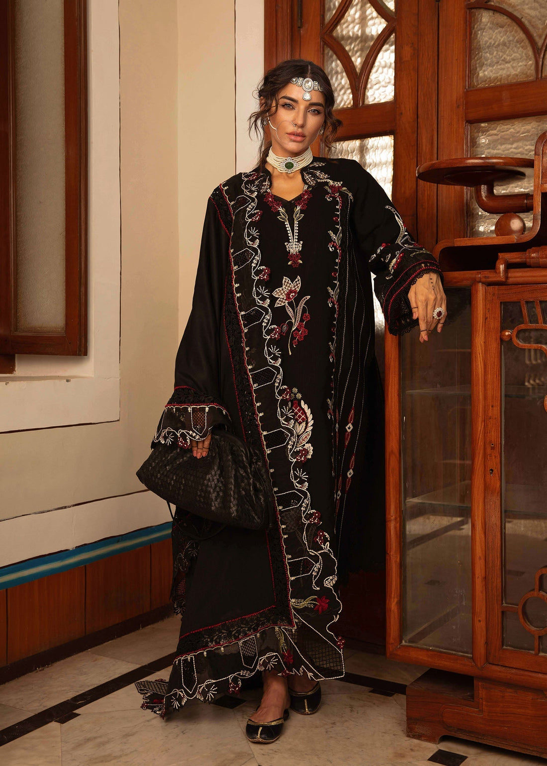 Crimson | Aaleen Winter 24 | Meenakari - Libasekhas