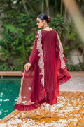 Azure | Embroidered Formals | Crimnson Rush - by - Libasekhas UK - Registered Vendor of : Azure - 100% Original Designer Dresss