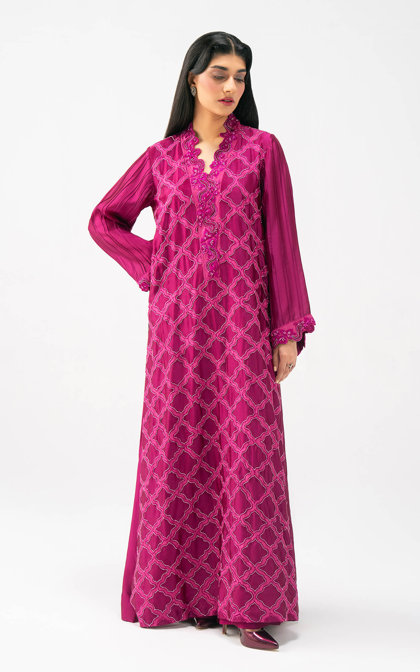 Asifa and Nabeel | Celevara Luxe | Crimson Mirage - by Libasekhas UK - Registered Vendor of : Asifa and Nabeel - 100% Original Designer Dress