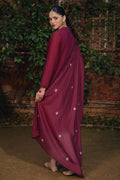 Cross Stitch | Eid Collection | RED WOOD - by - Libasekhas UK - Registered Vendor of : Cross Stitch - 100% Original Designer Dresss