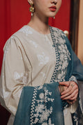 Cross Stitch | Eid Collection | DESERT SAGE - by - Libasekhas UK - Registered Vendor of : Cross Stitch - 100% Original Designer Dresss