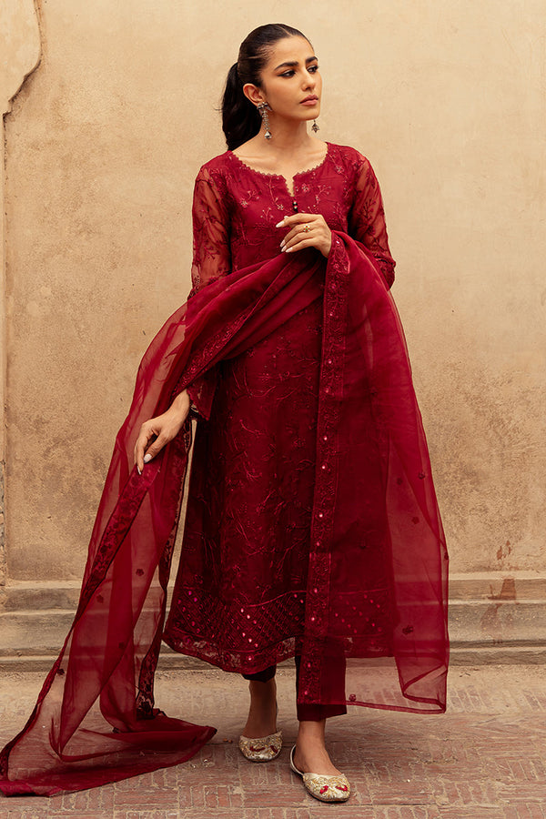 Cross Stitch | Eid Collection | MAHTAB - by - Libasekhas UK - Registered Vendor of : Cross Stitch - 100% Original Designer Dresss