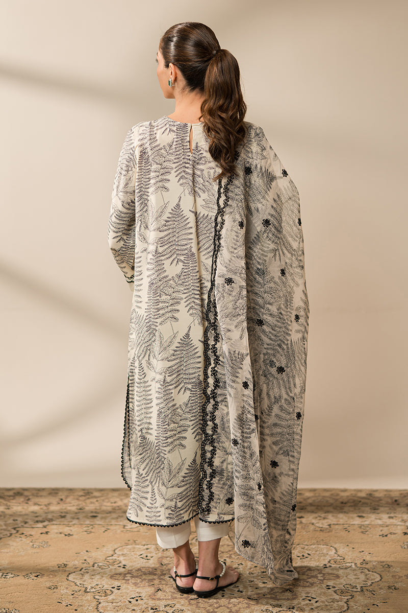 Cross Stitch | Eid Collection | DUSKY SHRUB - by - Libasekhas UK - Registered Vendor of : Cross Stitch - 100% Original Designer Dresss