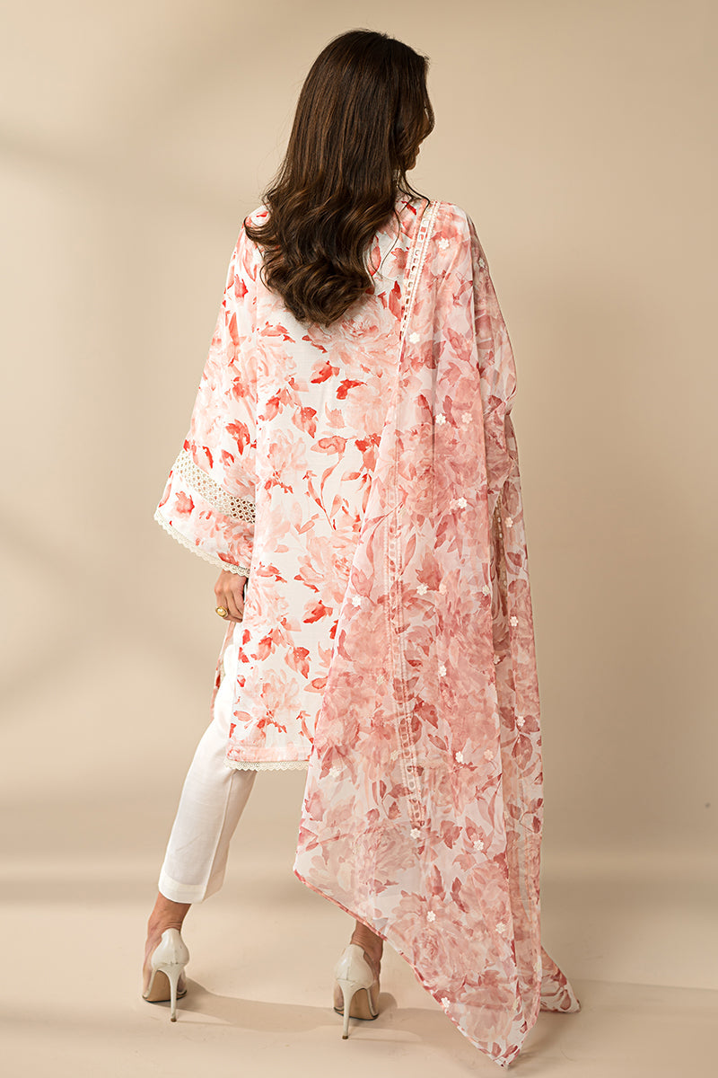Cross Stitch | Eid Collection | CORAL IMPRESSION - by - Libasekhas UK - Registered Vendor of : Cross Stitch - 100% Original Designer Dresss
