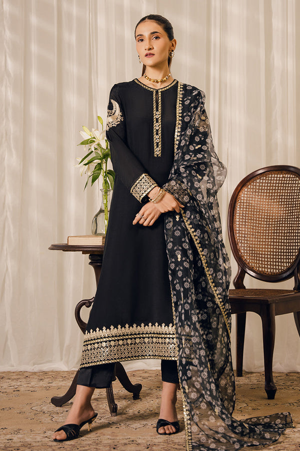 Cross Stitch | Eid Collection | MOONSTRUCK - by - Libasekhas UK - Registered Vendor of : Cross Stitch - 100% Original Designer Dresss