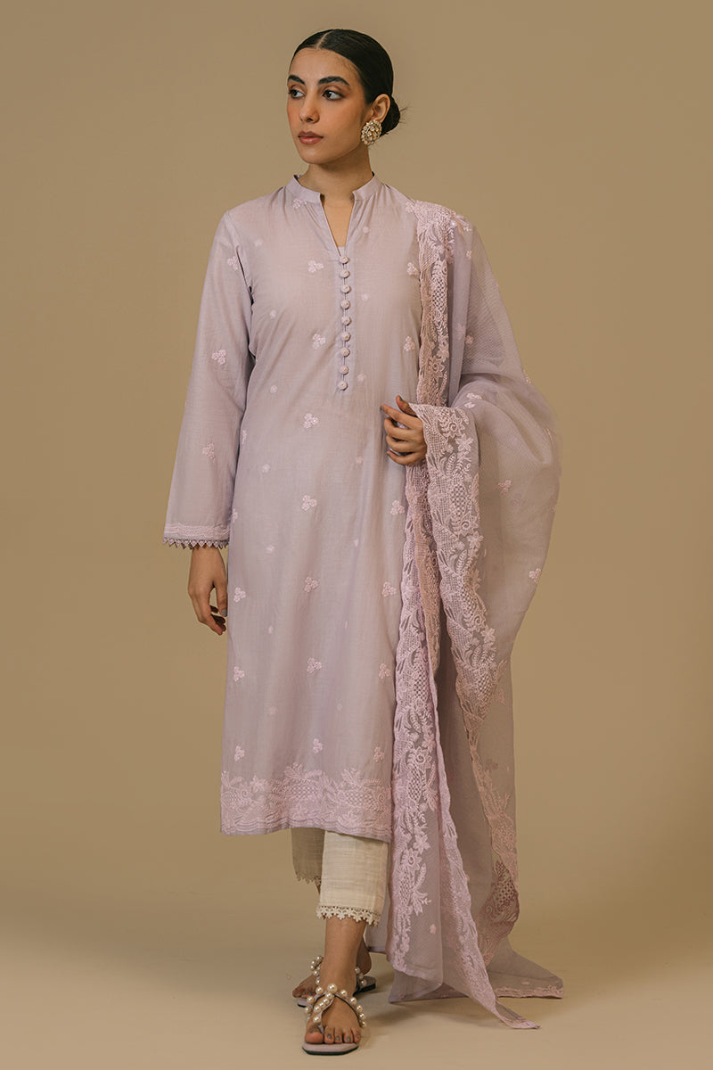 Cross Stitch | Eid Collection | IRIS WHISPER - by - Libasekhas UK - Registered Vendor of : Cross Stitch - 100% Original Designer Dresss