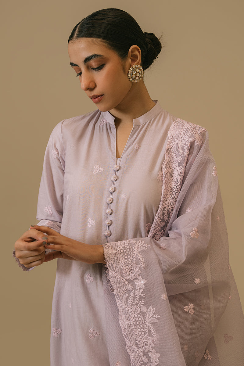 Cross Stitch | Eid Collection | IRIS WHISPER - by - Libasekhas UK - Registered Vendor of : Cross Stitch - 100% Original Designer Dresss