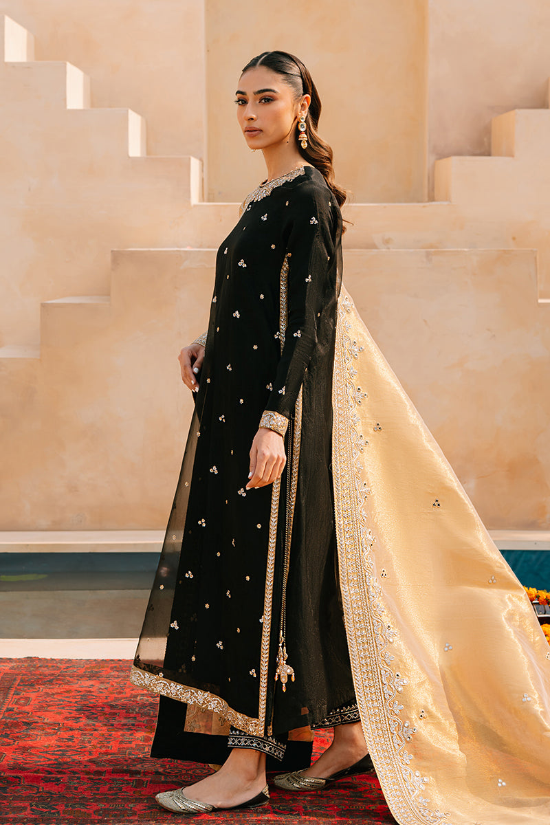 Cross Stitch | Eid Collection | RAVEN ETHEREAL - by - Libasekhas UK - Registered Vendor of : Cross Stitch - 100% Original Designer Dresss