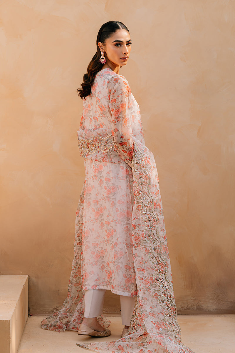 Cross Stitch | Eid Collection | IVORY WHISPER - by - Libasekhas UK - Registered Vendor of : Cross Stitch - 100% Original Designer Dresss